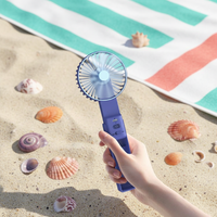 Nouvelle mode 2026 : Mini ventilateur 4-en-1 innovant avec alarme personnelle et lampe torche pour l'été