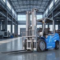 Forklift Counterbalance Listrik Liftron CPD40D 4 Ton untuk Alokasi dan Penyimpanan Pallet Berat