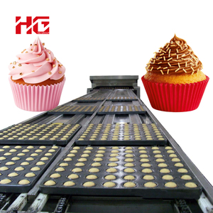 Línea de Producción Automática de Cupcakes con Inyección de Doble Relleno para Cupcakes con <span class=keywords><strong>Centro</strong></span> de Chocolate y Mermelada, Diseño de Cambio Rápido de Molde - Product Image 4