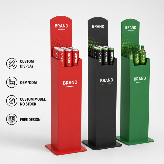 Acrylic and Metal POS Display for Store Display Fixture with Custom Logo and OEM ODM Service