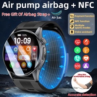 Reloj Inteligente BWS200 con Medición de Presión Arterial, Brazalete Inflable, NFC, Transmisión de Voz, Atención Remota, Compartir Datos, Temperatura Corporal, Recordatorio de Llamadas