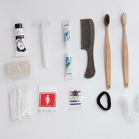 Offre Spéciale : Articles de Toilette Jetables pour Hôtels – Brosse à Dents et Dentifrice en Amidon de Maïs – Fournitures Hôtelières pour Hôtels