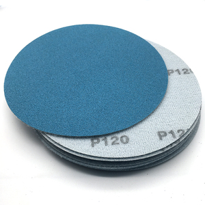 PSA <strong>Sanding</strong> <strong>Disc</strong> Abrasive Velcro <strong>Disc</strong> Blue Aluminum Oxide Round Sandpaper 125mm 5 Inch Sand Paper Disco Automotive Sandpaper - Product Image 1