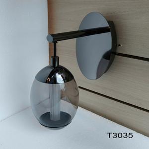 Lámpara de Pared LED Interior de Vidrio y Metal Moderna, 3000K (Blanco Cálido), 31.87 Lm/w, IP20, CA 120V, Control de Botones, Vietnam Lumetal - Product Image 1