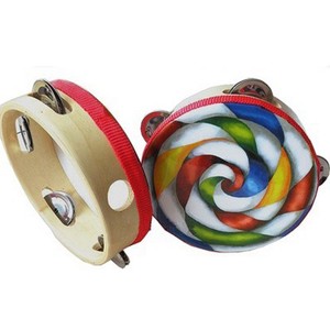 Campanella in Legno Personalizzata all'Ingrosso 4-12 Pollici, <span class=keywords><strong>Tamburello</strong></span>, <span class=keywords><strong>Strumento</strong></span> <span class=keywords><strong>Musicale</strong></span> Educativo per Bambini, Accessorio per Matrimoni - Product Image 4