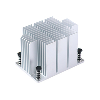 Dissipateur thermique en aluminium extrudé pour serveur 40*40*60, puce de carte mère CPU avec adhésif thermique 3W et plaque conductrice de chaleur 1151/1156
