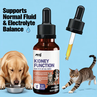 Complément alimentaire liquide pour la fonction rénale des animaux de compagnie, marque privée OEM, pour chiens et chats, soutient l'équilibre normal des fluides et des électrolytes