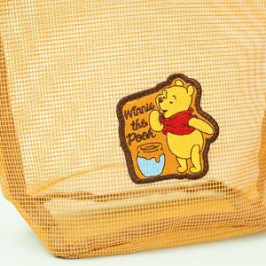 Venta caliente comercial Impresión de dibujos animados Bordado perforado Bolso de compras Playa Malla Tote Shopper - Product Image 3