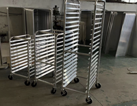 BAKEPRO MBC-18 Chariot de cuisson en aluminium multicouche pour four et réfrigérateur