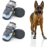 Sınır Ötesi Yeni İlkbahar/Sonbahar Kauçuk Köpek Ayakkabıları-Su Geçirmez Aşınmaya Dayanıklı Sert Taban İngiliz Tarzı D-31 Model Altın Renkli Köpekler İçin