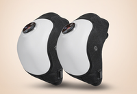 Masseur de genou à compression d'air rechargeable 3 en 1 avec chaleur et vibrations pour soulager la douleur au genou, au coude et à l'épaule