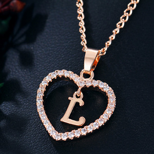 De plata de oro rosa 100 idiomas <span class=keywords><strong>te</strong></span> amo proyección colgante gargantilla Collar para la memoria de amor romántico - Product Image 6