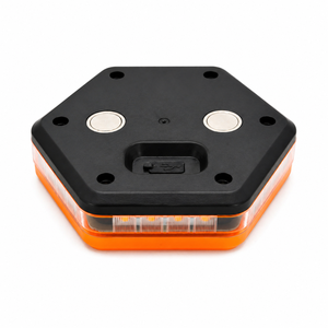 Luz de Advertencia Magnética Portátil de Emergencia, Luz Intermitente Amarilla Recargable, Lámpara de Seguridad Vial para Reparación de Automóviles y Camiones - Product Image 6
