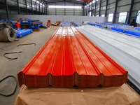 Tôles d'acier ondulées colorées de 0.3mm couvrant le plat pour la construction 4x8 pouces