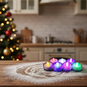 Vela LED Sumergible Impermeable con Efecto de Llama y Cambio de Color para Acuario, Decoración del Hogar, Navidad, Diwali, Fiestas, Uso Subacuático - Product Image 4