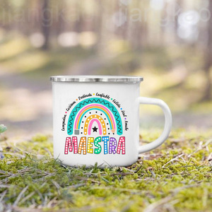 Taza con estampado de arcoíris en español, tazas creativas para café, taza para agua con diseño de la vida de profesora, regalos para el Día del Maestro y la vuelta al cole - Product Image 6