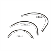 Aiguilles à tisser courbées ARLANY C pour extensions de cheveux, aiguilles à coudre pour extensions capillaires, perruques, postiches, emballage couleur personnalisé