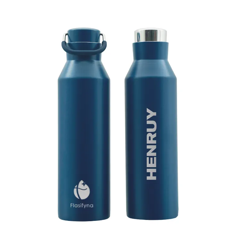 700ml double insulated flask vacuum stainless steel water bottle with stainless steel lid