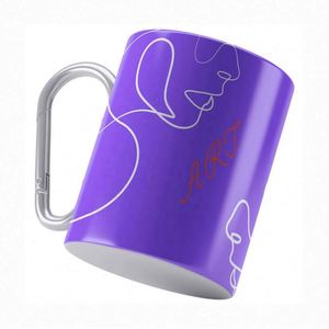 Taza de Café de Viaje de Acero Inoxidable para Exteriores con Asa de Mosquetón - Product Image 6