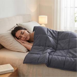 Couvertures lestées pour soulager l'anxiété, 5 couches de billes de verre, <span class=keywords><strong>couverture</strong></span> lourde, personnalisation en usine, thérapie par la gravité, <span class=keywords><strong>couverture</strong></span> <span class=keywords><strong>lestée</strong></span> - Product Image 3