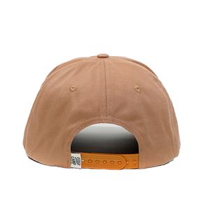 Gorra de 5 Paneles con Visera Ligeramente Curvada, Logotipo Personalizado, Visera Plana, Cierre a Presión, Parche Tejido de Algodón - Product Image 6