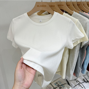 <span class=keywords><strong>T</strong></span>ùy Chỉnh Thiế<span class=keywords><strong>t</strong></span> Kế Logo Của Phụ Nữ 2025 Mùa Hè Cotton Ngắn Tay Áo <span class=keywords><strong>T</strong></span>-Shirt Màu Hồng Top Nửa Tay Áo Thiế<span class=keywords><strong>t</strong></span> Kế Crop Tops <span class=keywords><strong>T</strong></span>-Shirts - Product Image 2