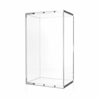 Boîte de présentation en acrylique pour cartes à collectionner, étui de protection transparent pour jeux de cartes, vitrine de collection, vente en gros