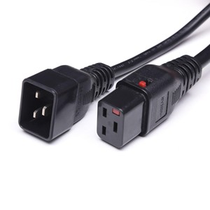 Cable de extensión de alimentación C19 a C20 de 16A IEC para equipos industriales - Product Image 3