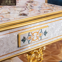 Table de Mahjong Automatique en Bois Massif de Style Européen Louvre, Meubles de Luxe de Style Français pour la Maison, Loisirs, Salon, Coquillage