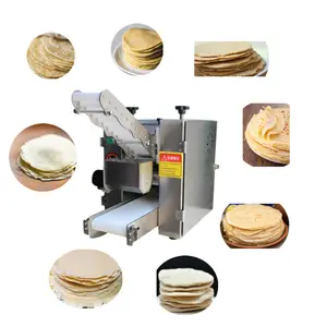 Popular industrial tortilla making machine dough sheeter flour tortilla making machine commercial chapati maker