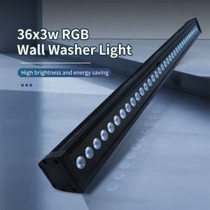 Iluminación LED para Escenarios, Barra de Luz LED RGB de 36 Piezas y 3W, Resistente al Agua IP65, Color Negro - Product Image 2