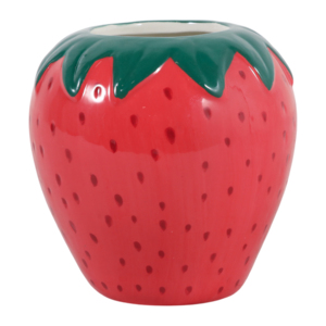 Portapenne in Ceramica a Forma di Fragola, Piccolo Organizzatore da Scrivania per Ufficio e Decorazione del Posto di Lavoro - Product Image 3