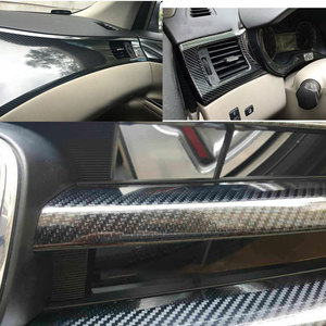 Pellicola Adesiva in Fibra di Carbonio 6D Lucida, <span class=keywords><strong>Adesivo</strong></span> per Moto e Auto, Grigio Argento <span class=keywords><strong>Rosso</strong></span> Nero - Product Image 5