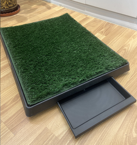 Wasch bares Kunstrasen-Welpen-Pee-<span class=keywords><strong>Pad</strong></span> mit Tablett Großes Trainings-Töpfchen-<span class=keywords><strong>Pad</strong></span> für Hunde Indoor-Hunde-Pee-<span class=keywords><strong>Pad</strong></span> - Product Image 2