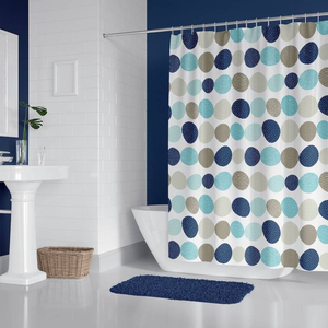 <span class=keywords><strong>Rideau</strong></span> de <span class=keywords><strong>douche</strong></span> imprimé du milieu du siècle avec crochet rétro décoratif <span class=keywords><strong>rideau</strong></span> de <span class=keywords><strong>douche</strong></span> à pois 3D pour salle de bain vente en gros - Product Image 6
