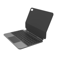Clavier Magique Personnalisé avec Étui pour iPad 10,9 Pouces 11 Pouces, Clavier Sans Fil avec Pavé Tactile, Arabe, Coréen, Espagnol