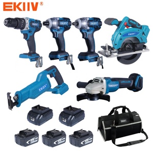 EKIIV Hardware Electrical Power Kit Cordless Drill Machine Set Other Hand Wrench Tool Box Tools Sets CK2118 EKIIV Hardware Elect - Product Image 3