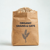 Servizio di Stampa Digitale Personalizzata su Carta per Sacchetti di Carta Glassine per Alimenti Biologici con Logo Personalizzato, Basso MOQ