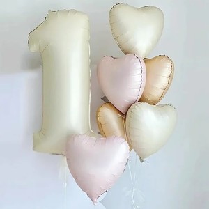 12 Globos de Aluminio Mate en Forma de Corazón, Color Verde Salvia, de 18 Pulgadas, para Decoración de San Valentín, Bodas y Fiestas - Product Image 2