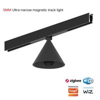 Projecteur de piste magnétique Ultra-mince de 5mm 24V basse tension Angle réglable Zigbee Smart Light 3000K-6000K éclairage de piste accordable