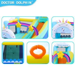 Castillo inflable de agua Moonwalk para niños, castillo hinchable de salto, nube, casa de rebote, Combo de fiesta con soplador - Product Image 3