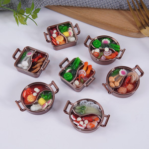 Pendentif Miniature Canard Mandarins Simulé 4,5 cm pour Hot Pot, Jouet de Collection, Porte-clés, Breloque de Sac, Petit Jouet Hot Pot - Product Image 1