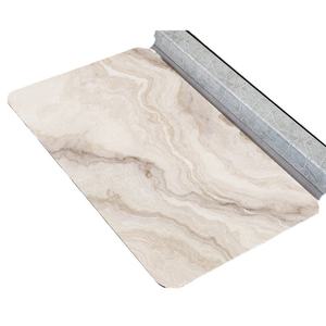 Alfombrilla de baño antideslizante de primera calidad, alfombrilla de ducha con textura de piedra de diatomita de secado rápido para Baño - Product Image 3