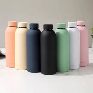 350ml 500ml 750ml 1000ml Small Mouth Water <b>Bottle</b> Stainless Steel Vacuum Insulated <b>Thermos</b> for Outdoor Sports Travel - Product Image 1