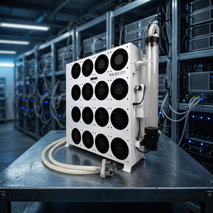 Sistema de Refrigeración por Agua de 15KW con Certificación CE, Módulo de Ventilador para Refrigeración por Agua para Múltiples Dispositivos, para Granjas de Minería Criptográfica - Product Image 1