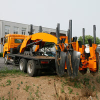 Machine de déracinement d'arbres personnalisable de 120 cm, type pelle, pour camion, avec système hydraulique pour boules de terre