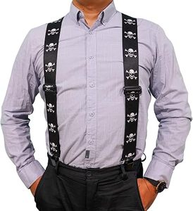 Bretelles MELOTOUGH Bretelles de mode pour hommes Bretelles de haute qualité pour électriciens - Product Image 2