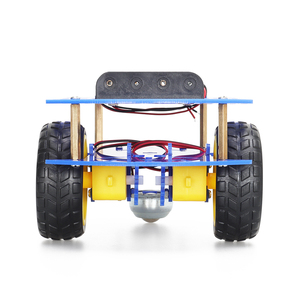 Tscinbuny 2WD синий акриловый робот автомобильное шасси аксессуары для <span class=keywords><strong>Arduino</strong></span> дистанционное управление наборы робототехники - Product Image 3