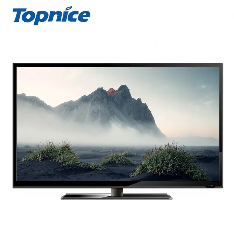 24 inç açık hücre paneli LED LCD TV ürün Oem otel TV CMO LG ve SAMSUNG SONY AUO delikli Panel akıllı TV DVB-T/T2) Si