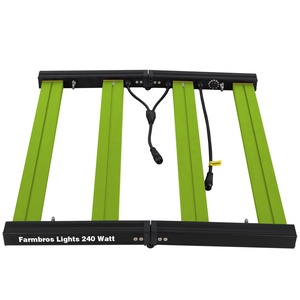 Luces LED de Cultivo de Espectro Completo Multiespectral de 240W con Temporizador y Control Remoto para Granjas Interiores Comerciales - Product Image 4